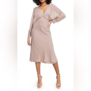 ASOS Soft Batwing Midi Dress